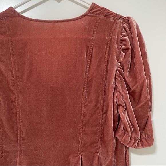 Free People Adelle Velvet Tunic in Canyon Arroyo - Picture 9 of 11